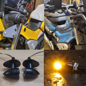 Bộ 2 xi nhan pat carbon chopper siêu nhỏ siêu sáng dùng xe máy Yamaha XSR155 PG1 GD110