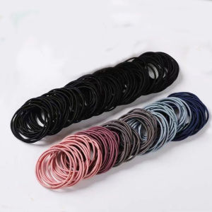 Q2 Ikat Rambut Elastis Isi 100PCS | Aksesoris Rambut Wanita | COD