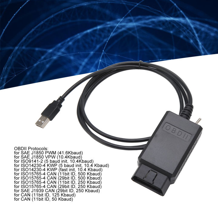 USB OBD2 Scanner Cable Quick Response Code Reader Tools for Car | Lazada PH