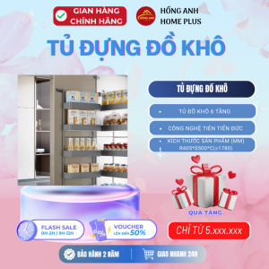 Tủ để đồ khô GrandX XPRB450 ray trượt giảm chấn cho tủ kho cao rộng 450mm tối ưu không gian lưu trữ