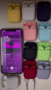 Bluetooth Earphone 9 Colors Wireless Headset Sports Earbuds Sweatproof Mini Headphone InPods i12
