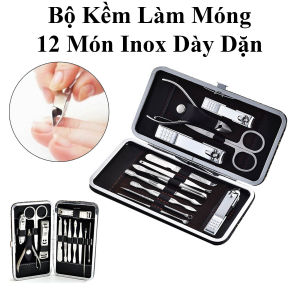 Dụng Cụ Làm Móng 12 Món Inox Cao Cấp