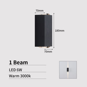 Joollysun lampu & hiasan lampu dinding untuk rumah balkoni luar lampu taman Yard kolam renang hiasan lampu