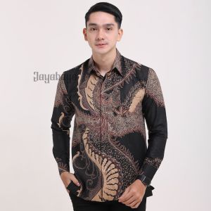 Jayabaya Batik LUMINTANG Kemeja Batik Katun Furing Lengan Panjang