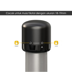 Tutup Botol Wine Vacuum Sealed - Tutup Minuman Botol Bottle Cap Sealer
