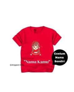 Kaos Anak 17 Agustus Kaos Kemerdekaan Indonesia Ke-80 Kaos Anak Sablon