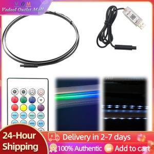 【Outlet】 110cm Car Dashboard Ambient Light 64 Color RGB Center Console Lighting for Car Lighting Accessories