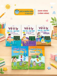 Sách - Combo 5 cuốn Vở Ô Ly Tập Tô - Tập Viết Hành trang vào lớp 1 (Lê Mai) - Ndbooks