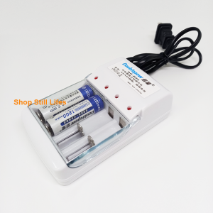 bộ sạc 2 loại pin AA AAA cộng 2 pin sạc AA