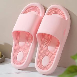 ZEEMIN 2023 New Womens Summer Massage Slippers Soft Sole Non Slip Outdoor Beach Slippers Anti Odor Home Slippers Bathroom Slippers