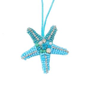 Đương đại sinh vật biển Phụ kiện treo trang trí thực tế đính cườm túi thủ công trang trí phong cách Keychain cho món quà cho