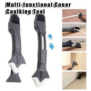 3 In 1 (4x) Silicone Remover Caulk Finisher Sealant Smooth Scraper Grout Tool Kit Caulking Mould Removal