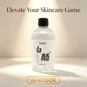 NINR White Vinegar Beauty Toner | pH-Balanced Exfoliating & Hydrating Facial Toner 500ml
