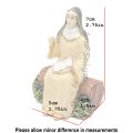 AnoSaiyo Saint Monica Statue Religious Altar Figurine of the Mother of Saint Augustine. 