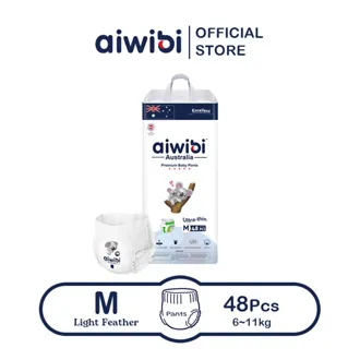 [6 Free 1 Pack] Carton deal Aiwibi Natural Premium Big Pack Diaper Pants Baby diaper Ultra-thin Soft diapers - M/L/XL/XXL/XXXL