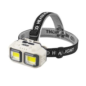 NALANILI USB có thể sạc lại Đèn pha LED COB Nhẹ Cảm ứng mạnh mẽ Đèn pin đội đầu  Đèn làm việc Cắm trại ngoài trời