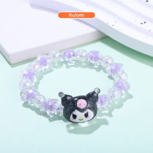 Mamibayi Sanrio Gelang Beaded Bracelets Gelang Krystal Manik-Manik Tali Rambut Sanrio