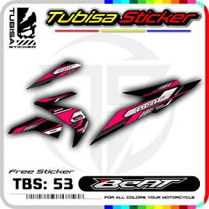 Sticker Striping Variasi Beat Esp/Street - Stiker Striping Variasi Motor Beat Esp/Street. TBS.53