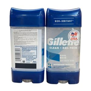 Gel khử mùi Gillette cho nam EN231 giảm tiết mồ hôi cho vùng da dưới cánh tay hương cool wave 107g