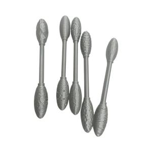 5 Pcs Texture Tool Set for Clay Art Texture Stick Double Head Modeling Stick Oval Clay Modeling Pattern Rollers Kits