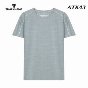 Áo thun nam cổ tròn THÁI KHANG vải thun lạnh co dãn 4 chiều siêu mát ATK4