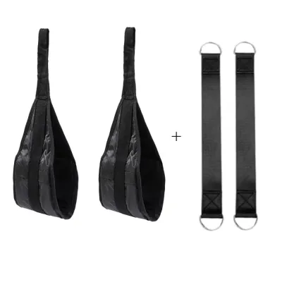 BLACKON Chống rách Dây đeo thể dục AB Sling Hệ thống treo Máy nâng chân treo Đai hỗ trợ tập luyện Xà đơn Bài tập cơ bắp Dây đai tập bụng kéo lên Phòng tập thể dục tại nhà