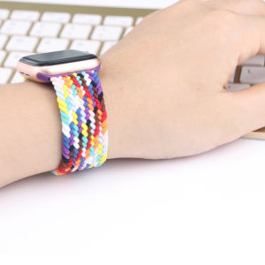 Screen Protector Case + Braided Solo Loop Strap For Apple Watch band Ultra 2 49mm for iwatch Series 8 7 6 5 4 se 3 2 1 45mm 41mm 44mm 40mm 38mm 42mm Nylon Fabric Band Cover Accessories