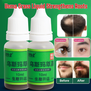 Natural Hair Growth Serum Usma Grass Liquid Strengthens Roots Prevents Hair Loss For Eyebrows/Eyelashes/Hair
