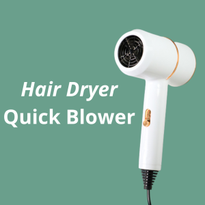 Kipas Blower Mini Hair Dryer Pengering Rambut Basah Cepat Warna Putih