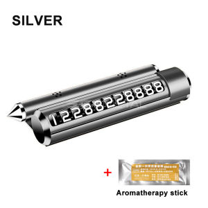 SEAMETAL Multi Function Window Glass Breaker Car Fragrance with Temporary Number Plate