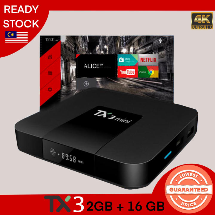 【Ready Stock】TVBox TX6 TX6S 4GB 64GB Android 10 H616 2.4G WiFi 6K Smart ...