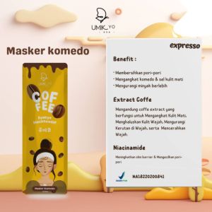 Masker Komedo by Navy Umikyo BPOM - Ampuh Mengangkat Komedo Membandel - Masker Peel Off - Masker Wajah - Masker Viral