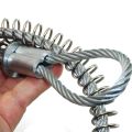 20Inch Stainless Steel Whip Check Hose Safety Cable Anti-Collapsible Anti-Dropping Safety Hose. 