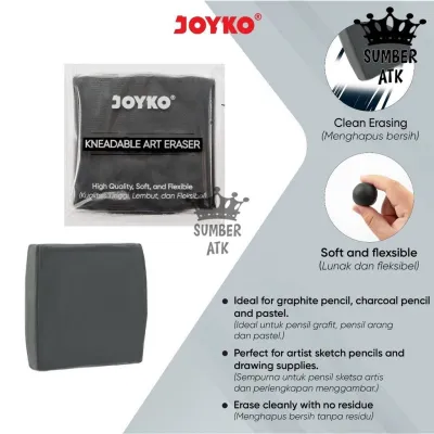 Kneadable Art Eraser Penghapus Fleksibel KER-138 JOYKO / Penghapus Bersih soft dan flexsible