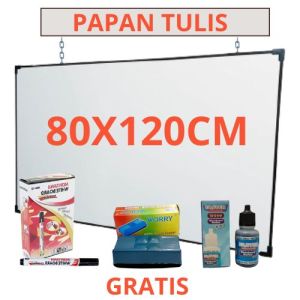 Papan Tulis Kantor 80x120 CM Free SpidolPenghapus Dan Tinta