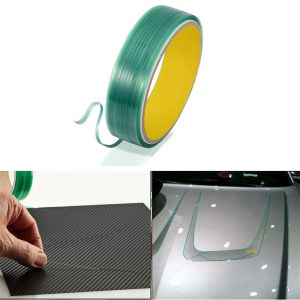 LIAOYING 5m/10m Vinyl Wrap Cutting Tape Green Multi-Purpose Finish Line Tape High Performance Flexible Material Edge Detailer Tape