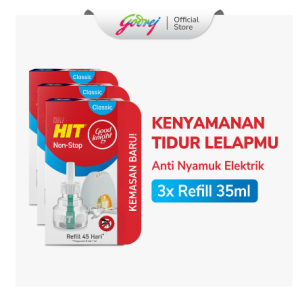 HIT Goodknight Non Stop Refill[Paket Isi 3]