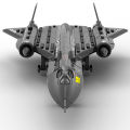 SR-71 Blackbird trinh sát máy bay không gian trẻ em nhỏ bé Đồ chơi lắp ráp giáo dục đồ chơi Khối lắp ghép. 