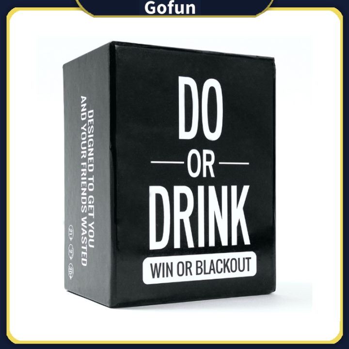 Do or Drink Cards Board Game For Family Party Adults Couples Drinking