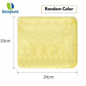 Locapure Super Absorbent Natural Wood Fiber Non-stick Oil Cleaning Towel