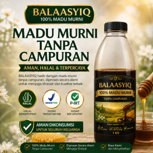 Madu Murni akasia Balaasyiq 100% Asli Tanpa Campuran