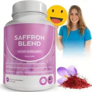 Hot-selling saffron complex nutritional capsules 60 capsules in stock and selling fast. Saffron supplement