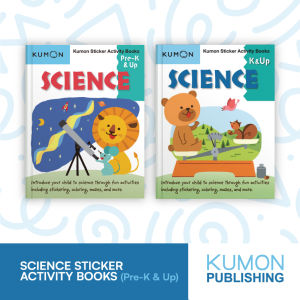 KUMON - Science Sticker Activitity Books (4 and up)