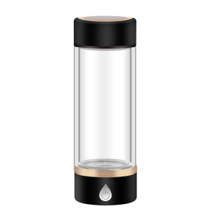 YIERYI Anti-aging Healthy Electrolysis Hydrogen Rich Water Cup USB Rechargeable Healthy Drinking Water Cup Built-in Platinum-Titanium Alloy Electrolytic Tablet For Drinking Water Water Purification Laboratory
