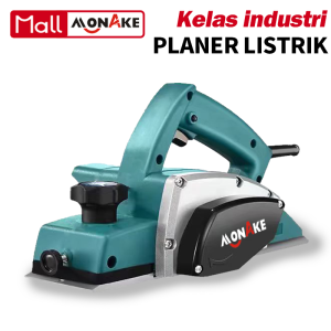 MONAKE Electric Planner Mesin Serut kayu alat plane Pasah Ketam MK1900B