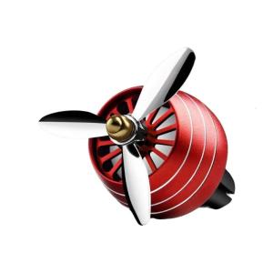 Stylish Propeller Shape Car Air Purifier Silikon/Metal Car Air Freshener for youthful Drivers Seeking Comfort & Elegances