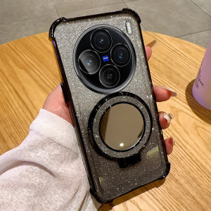 VRQR for vivo T4 5G iQOO Z10 5G Super Four Corner Anti Drop Flash Powder with Lens Fil Phone Case