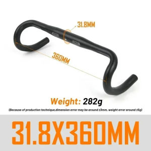 UNO Drop Bar UltraLight 25.4/31.8*360/380/400/420/440/460mm Aluminum Alloy Road Bicycle Handlebar