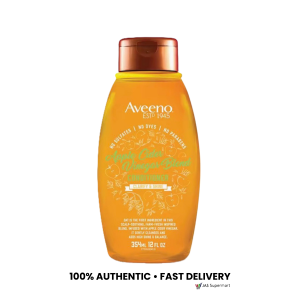 Aveeno Apple Cider Vinegar Blend Shampoo & Conditioner 354mL – Gentle Hair Cleansing