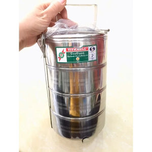 Camen 4 ngăn inox 430 Tithafac cao cấp có 2 size tiện lợi 12-14cm
